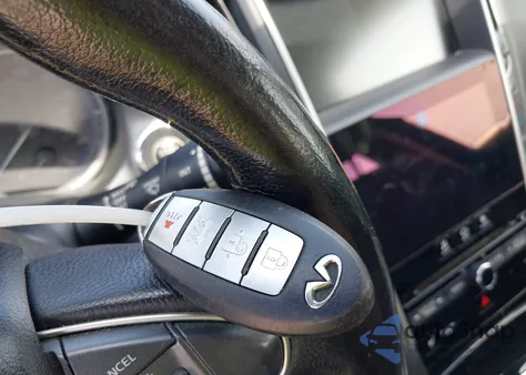 2015 Infiniti Q50 Premium from USA, damaged, VIN JN1BV7AR9FM421560